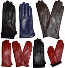 Woman s Leather Winter Gloves Leather Gloves  Size S  M  L  Xl  Dress Gloves