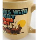 Vintage Coffee Cup 1983 C m  Paula Co Owl Hoot Mug Soar Eagles Morning Retro Who