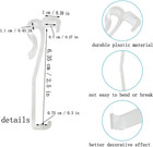 12 Pcs 2 5 Inch Valance Clips For Blinds  Hidden Blind Clips  Hidden Channel Val