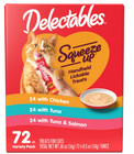 Hartz Delectables Squeeze Up Interactive Lickable Wet Cat Treat 0 5oz Tube 72ct