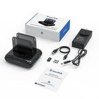 2 5  3 5  Hdd Ssd Hard Drive Docking Station Dual Bay Enclosure Usb A c To Sata