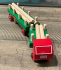 Brio 1985 Wooden Train  33526 Lumber Timber Log Truck Good Condition