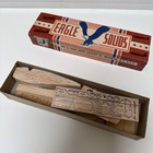 Vintage 1940s Eagle Solids Model Aircraft Grumman Wildcat Solid Balsa Wood Kit 