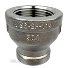 4 Pack 1  X 1 2  Npt 304 Stainless Steel Reducing Coupling Female Class 150