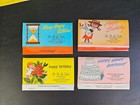 Vintage Advertising 1960s Optometrist Happy Birthday Glasses Cleaning Wipes