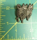 Alaska Pin - Husky Pewter Pin 2 Huskies With Alaska On The Rear Of One - Nice 