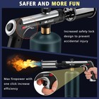 Powerful Propane Torch Gun Flamethrower W  Turbo Mode Charcoal Torch Light