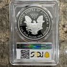 2006-w 1 Oz Silver American Eagle Proof - Blue Label - Pcgs Pr 70 Dcam