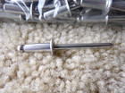 100 Pack - Stainless Steel Pop Rivets Flat Head Countersunk Blind 3 16   d16