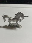 Vintage Spoontiques Pewter Unicorn Figurine