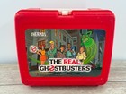 Vintage The Real Ghostbusters Thermos Lunchbox Red No Drink Cup 1986 Retro Clean
