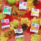 Staedtler Fimo Soft Polymer Oven Modelling Clay - Autumn Tones - Set Of 6