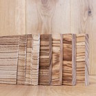 1 8   1 4   1 2    3 4  S4s Zebrawood Dimensional Lumber