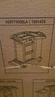 Rubbermaid Commercial Fg9t7300bla Microfiber Maid  janitor Cart black plastic al