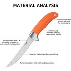 Hunting Knife Set With Sheath  8 Pcs Game Field Deer Dressing Kit