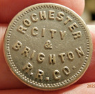 Horsecar Transportation Token Rochester   Brighton R r  Co  Nice Au  S-1055