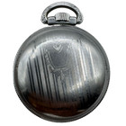 Antique 18s Hamilton Class A Pinstriped Chrome Plated Railroad Pocket Watch 940