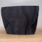 Chanel Black Canvas Cosmetic Pouch Makeup Travel Bag With Cc Logo Vip Gift