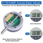 Qnkaa Electronic Digital Dial Indicator 0-1    25 4mm