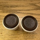 2 Pc Vintage Plastic Kitchen Canister Set Salt   Pepper