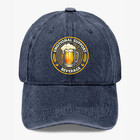 Funny Beer Hat Emotional Support Drink Washed Baseball Cap Bar Humor Gift