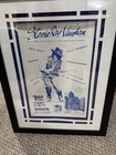 Stevie Ray Vaughan Rare Poster Framed   Matted 20 X 26     Texas Theatre 1991 