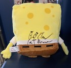 Autographed X4 Spongebob Squarepants Plush      w jsa Coa      Rare