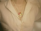 Super Cute Vintage 1950 s Colorful Unicorn Necklace Great For Little Girl   171s