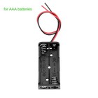10pcs 3v Battery Holder Case Storage Box 2x1 5v Aaa Batteries Wire Leads