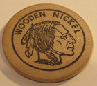 Vintage Niagara Falls Linking The U s    Canada New York Wooden Nickel Token