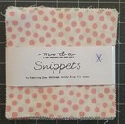 Moda Snippet Fabric Squares 5  American Jane Patterns 100  Cotton Qty 23