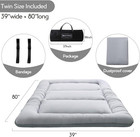 Versatile Full-size Futon Sofa Bed - 3-seat Convertible Couch With Mattress