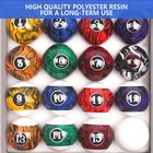 Billiard Balls Set Pool Table Balls Marble-swirl   Classic Style 16 Ball Set