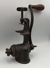Vintage Cast Iron Meat Grinder Lf   C Universal No  1 Hand Crank New Britain  Ct