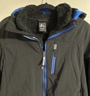 Zeroxposur Boy s Black blue Trailblazer Softshell Jacket - Size Xxl  18-20 