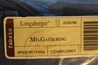 Longaberger Cornflower Blue Rectangular Medium Gathering Basket Liner  2249788
