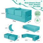 Vixlon 5pcs Modular Kids Sofa Couch Toddler Couch Foam Armchair For Kids