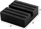 Universal Floor Jack Rubber Pad Set - 6 Pack  3 Inch Anti-slip Adapter