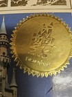 New Vintage Rare Disneyland  The First Thirty-five Years Book 1989 Hardcover