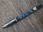 Waterman Paris France Phileas Green Marble Fountain Pen Gold Trim