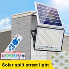 Outdoor Waterproof Flood Light Solar Dusk Dawn Led Road Lamp solar Panel remote