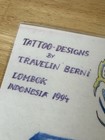 Vintage 90s Shop Used Tattoo Flash Dark Fantasy Creatures Indonesia