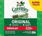 Greenies Original Regular Dental Adult Dog Treats - 54 Oz  54 Treats 