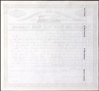 1895 Hanover And York Rail Road Company Stock Certificate Unissued