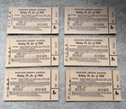 Huge Vintage Nyc Broadway Ticket Stub Lot 1940s Cbs Radio Msg Shows Envelopes