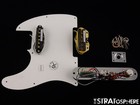 Fender Squier Sonic Tele Loaded Pickguard  Telecaster Guitar  Prewired  White