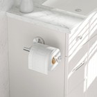 Toilet Paper Holder Silver Wall Mount Stainless Steel For Bathroom Kitchen Brush