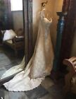 Alfred Angelo Wedding Dress Style 801 With Custom Corset   Retired Style 