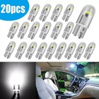 20x White T10 194 168 2825 W5w Led License Plate Interior Light Map Bulb 6000k