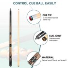 Pool Cue Stick 57  Billiard Cue Sticks Professional Low Deflection Pool Stick   